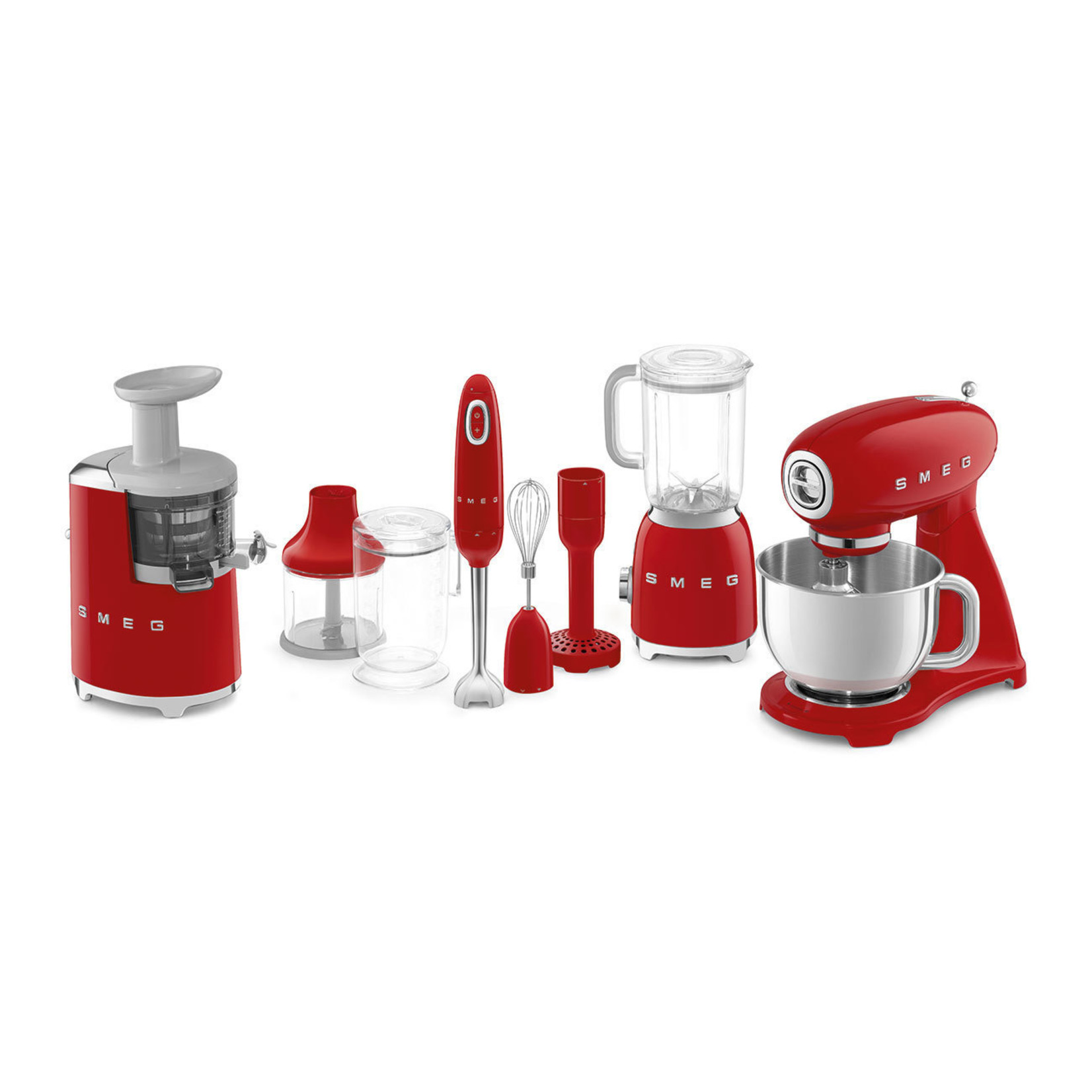 SMEG SMEG Staafmixer HBF22RDEU, rood