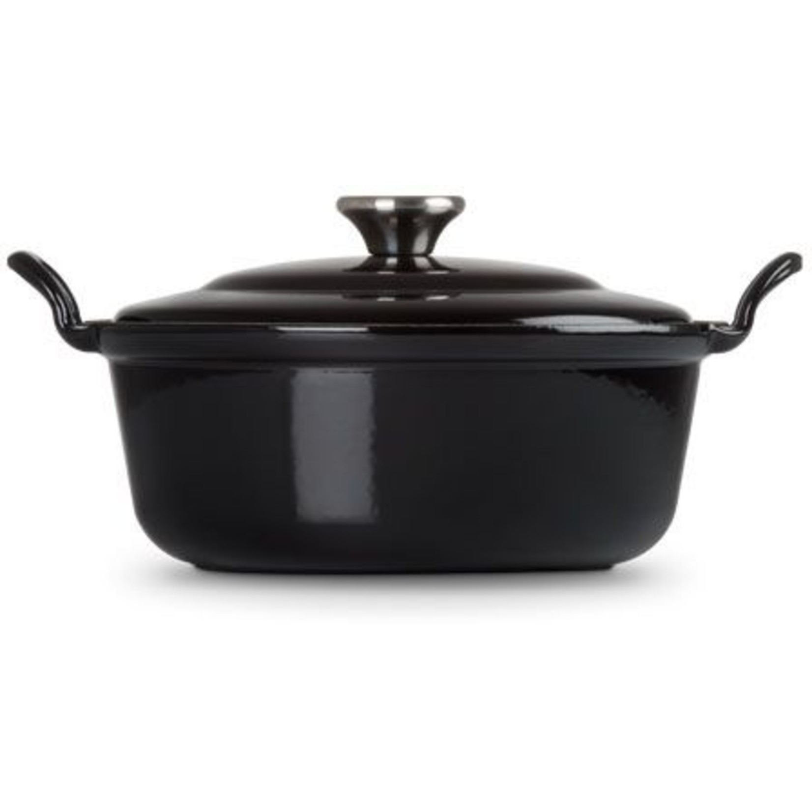 Le Creuset Le Creuset Gietijzeren ronde braadpan ebbenzwart, 24 cm, 3 l