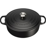 Le Creuset Gietijzeren lage braadpan mat zwart, 30 cm