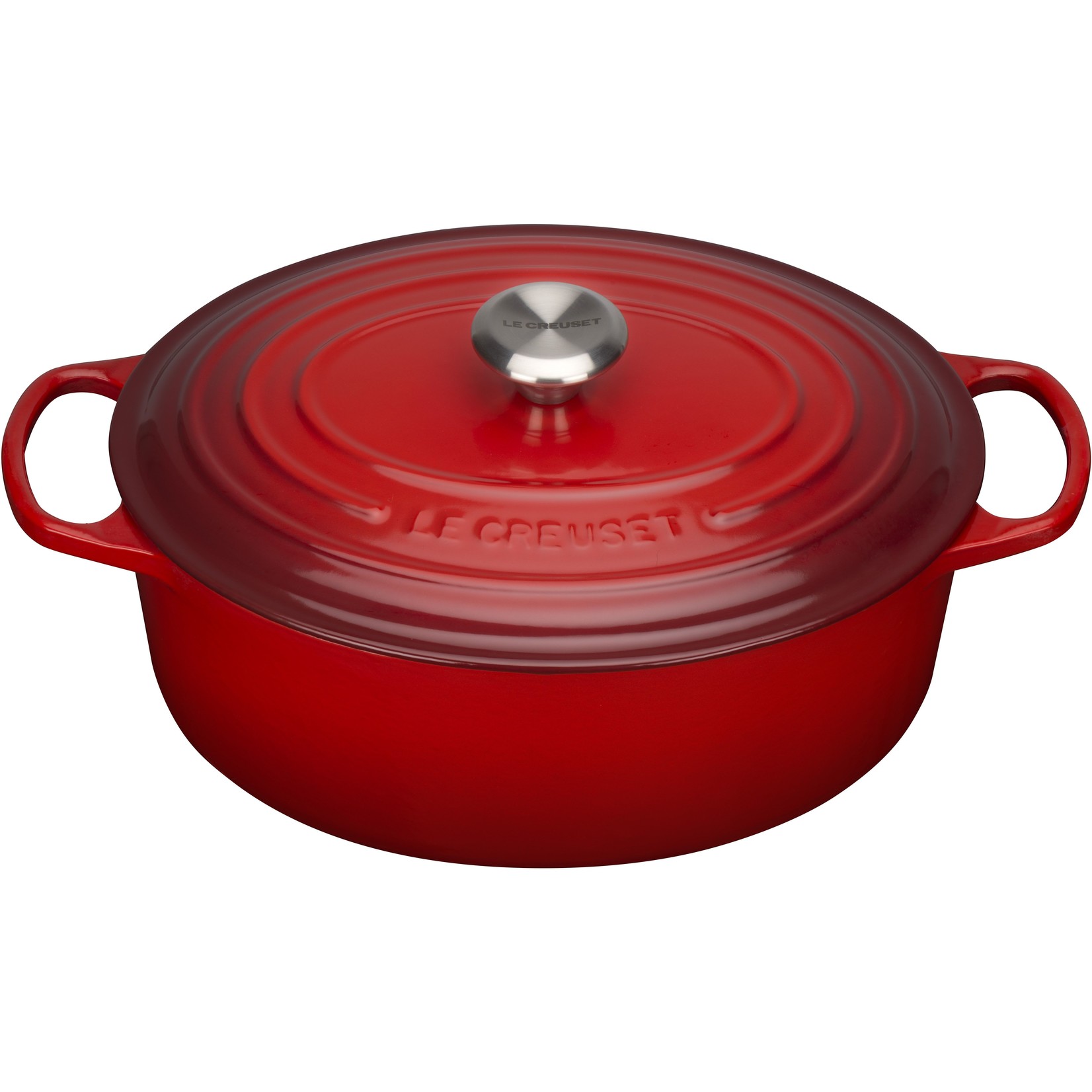 Le Creuset Le Creuset Gietijzeren ovale braadpan kersenrood, 31 cm, 6,3 l