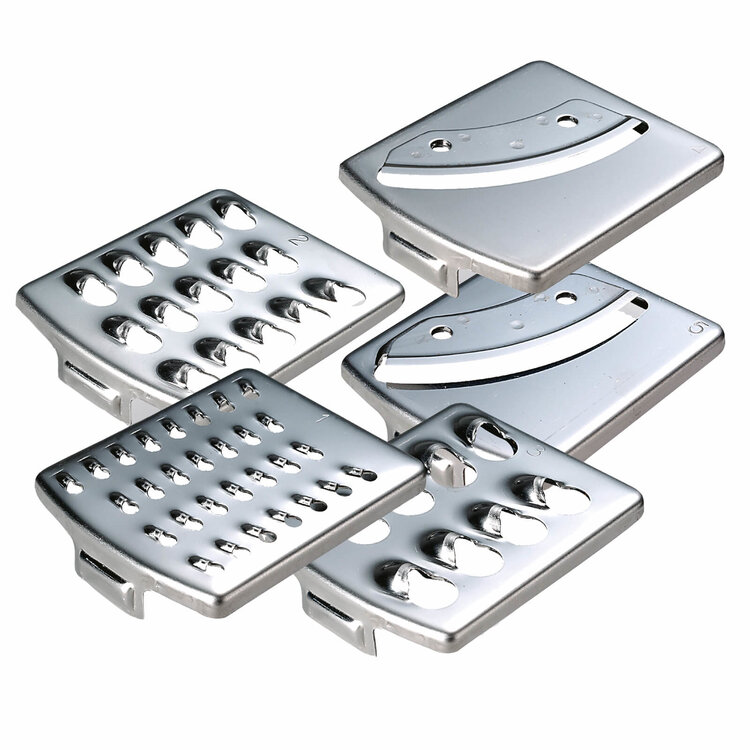Bamix Bamix SliceSy inzetstuk zwart, 6 mesjes