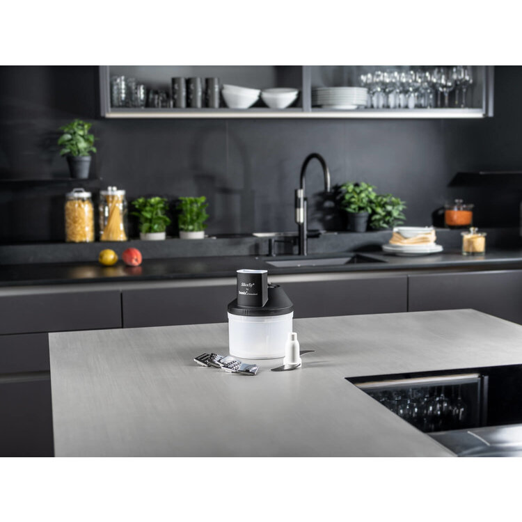 Bamix Bamix SliceSy inzetstuk zwart, 6 mesjes
