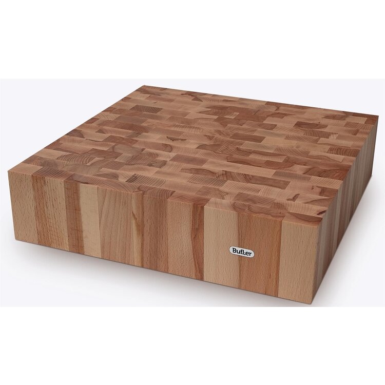 Butler Butler hakblok beukenhout, 40 x 40 x 10 cm