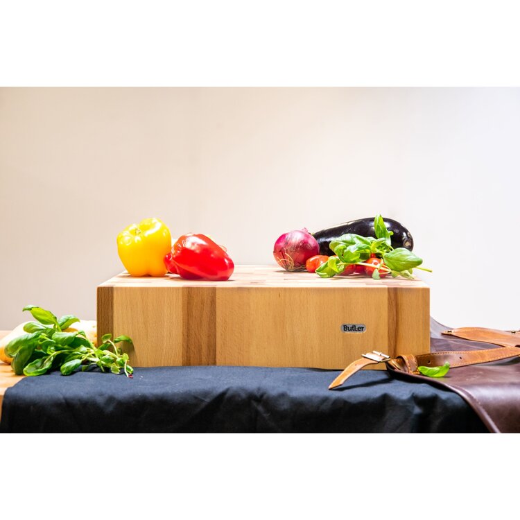Butler Butler hakblok beukenhout, 40 x 40 x 10 cm