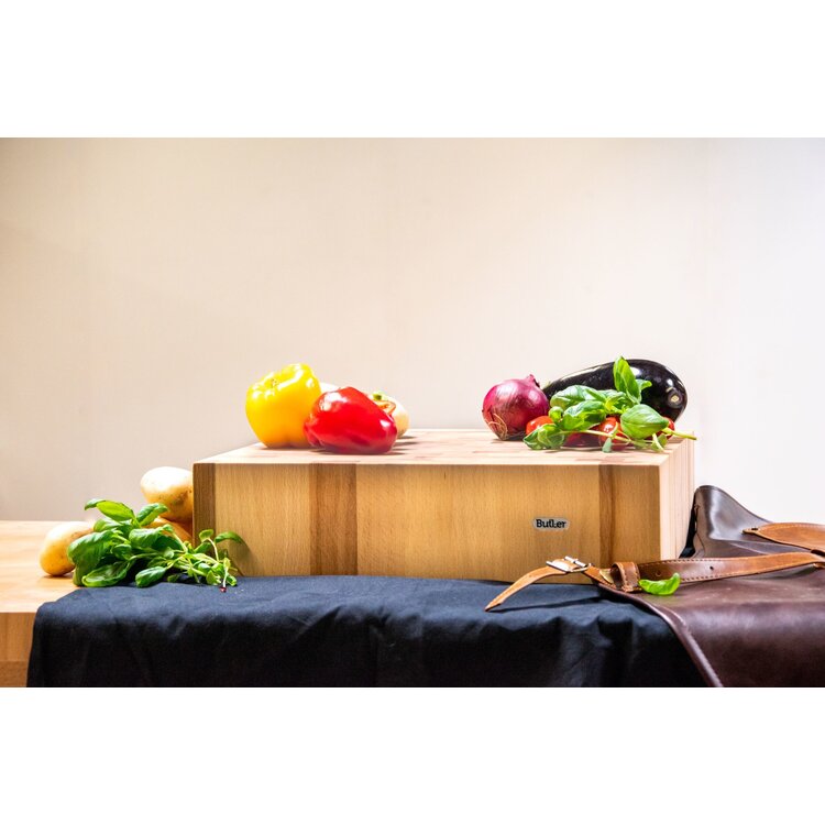 Butler Butler hakblok beukenhout, 40 x 40 x 10 cm