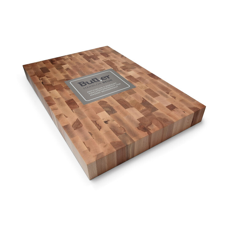 Butler Butler hakblok beukenhout, 60 x 40 x 6 cm