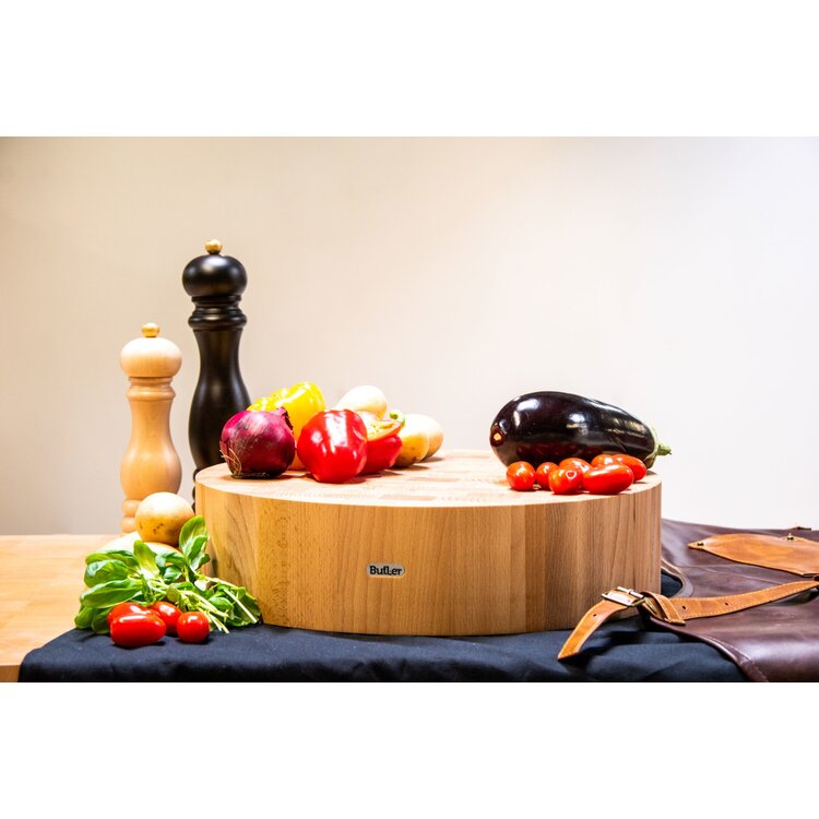 Butler Butler hakblok rond beukenhout, 40 x 10 cm