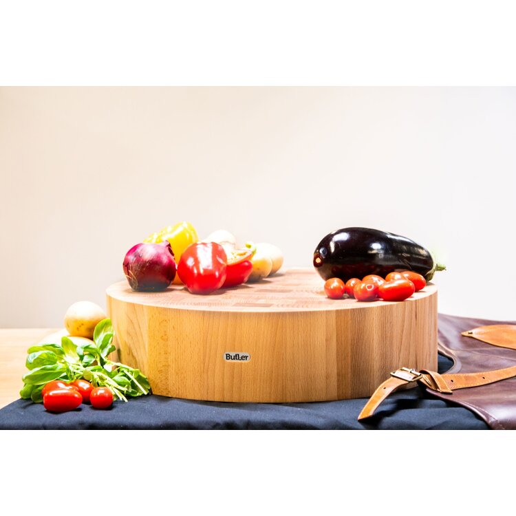 Butler Butler hakblok rond beukenhout, 40 x 10 cm