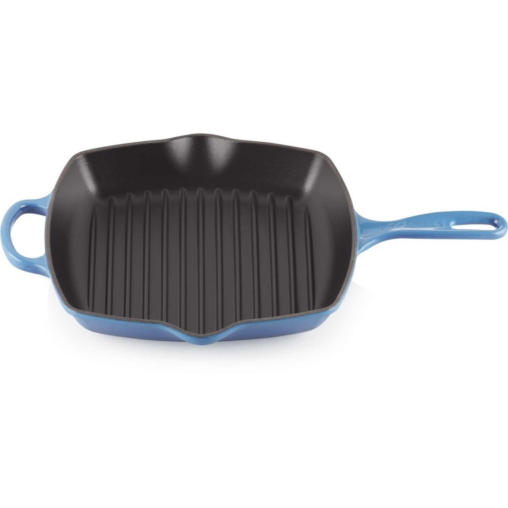 Le Creuset Le Creuset gietijzeren grillpan Grillit® azure, 26 cm, vierkant