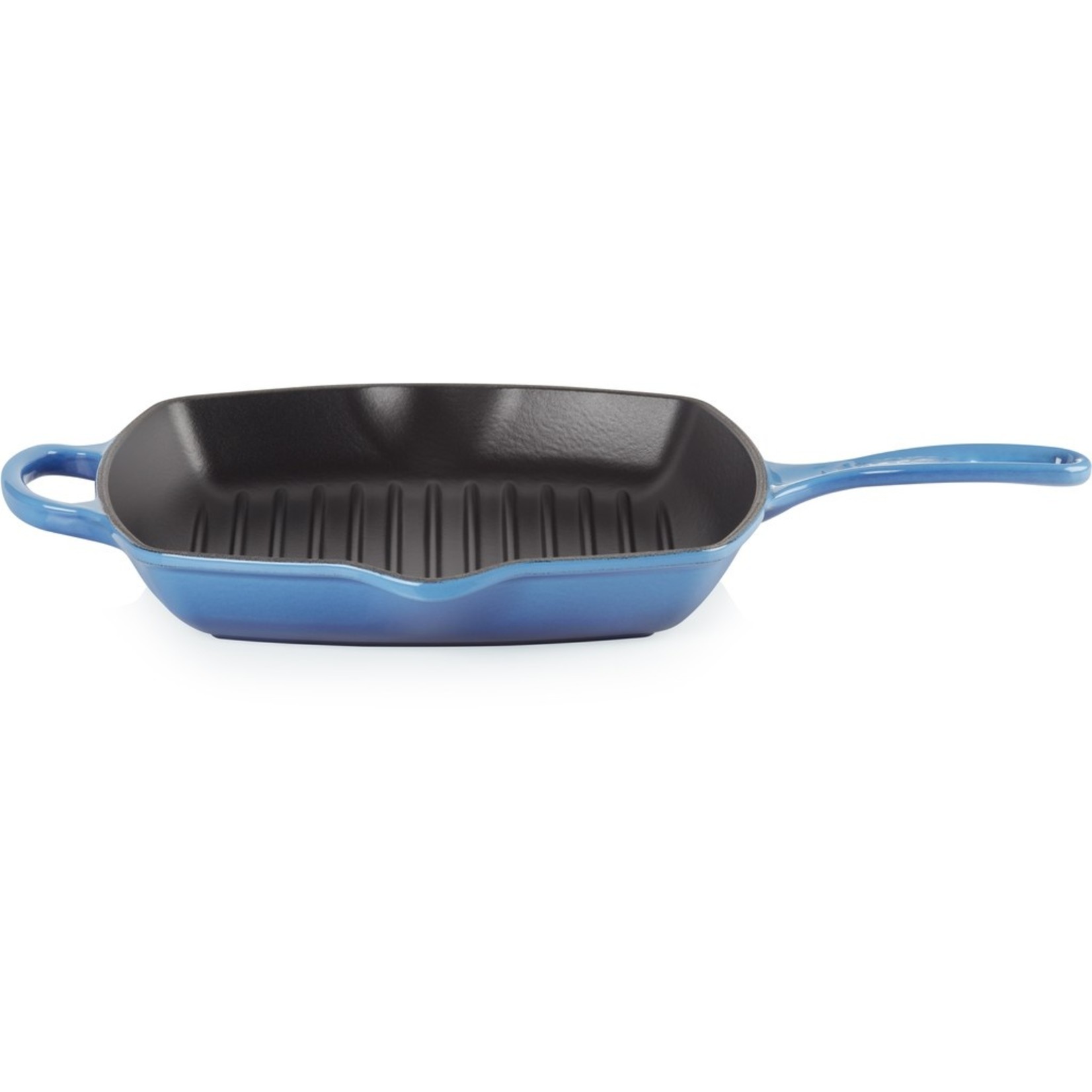 Le Creuset Le Creuset gietijzeren grillpan Grillit® azure, 26 cm, vierkant