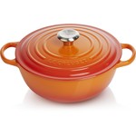 Le Creuset Gietijzeren marmite oranjerood, 26 cm