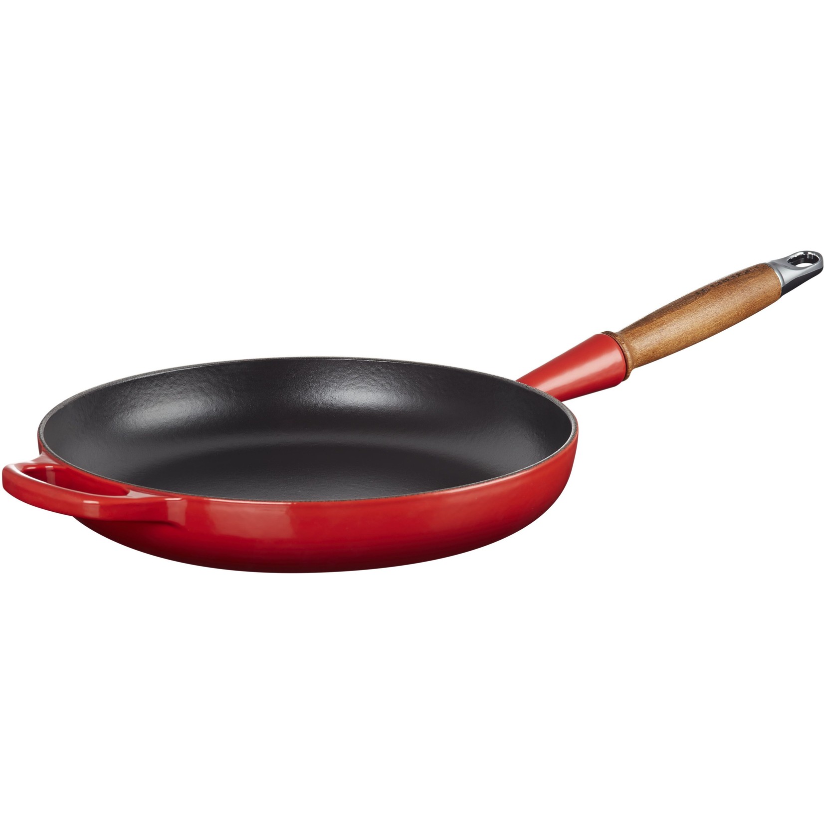 Le Creuset Le Creuset gietijzeren koekenpan kersenrood, 28 cm, 2,6 l