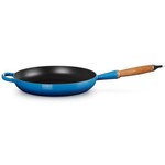 Le Creuset Gietijzeren koekenpan azure, 28 cm