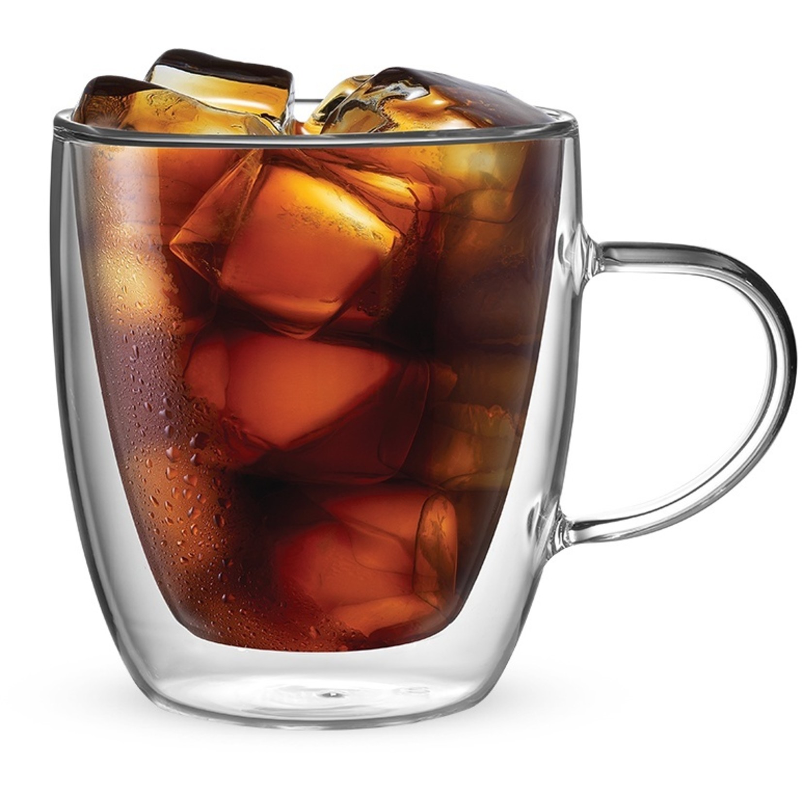 Bialetti Bialetti Capri dubbelwandig koffie-/theeglas, 2-delig, 350 ml