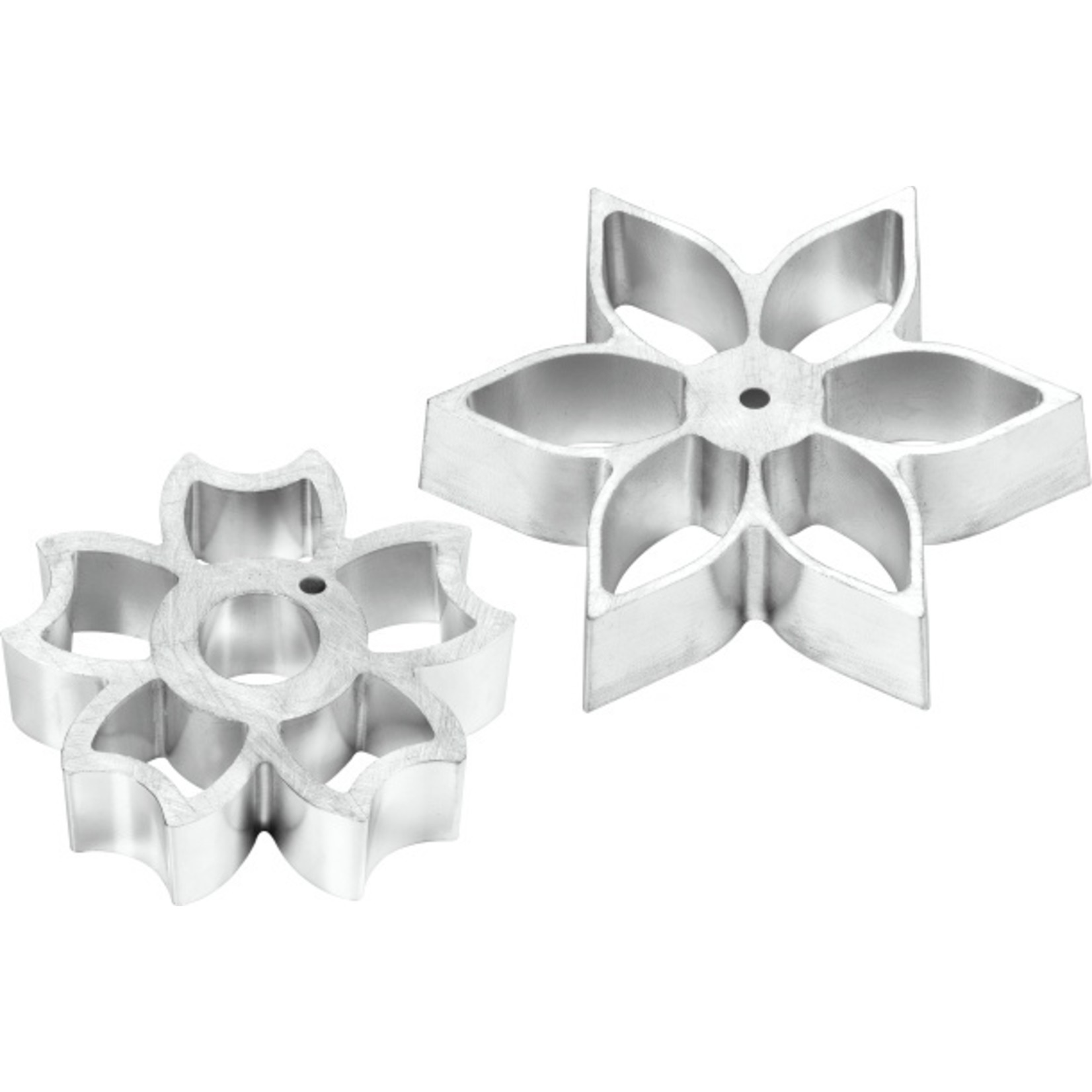 Plate-it Plate-it buñuelos rosettes opzetstuk, Flower Power, 2-delige set