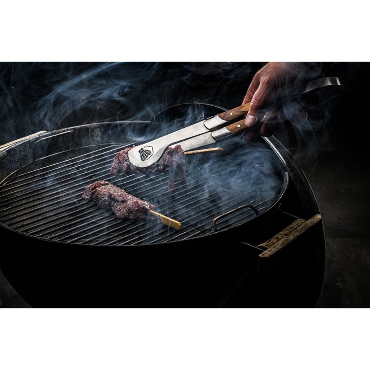 Laguiole Style de Vie Laguiole Style de Vie Luxury Line BBQ Set, Olijfhout, 2-delige set