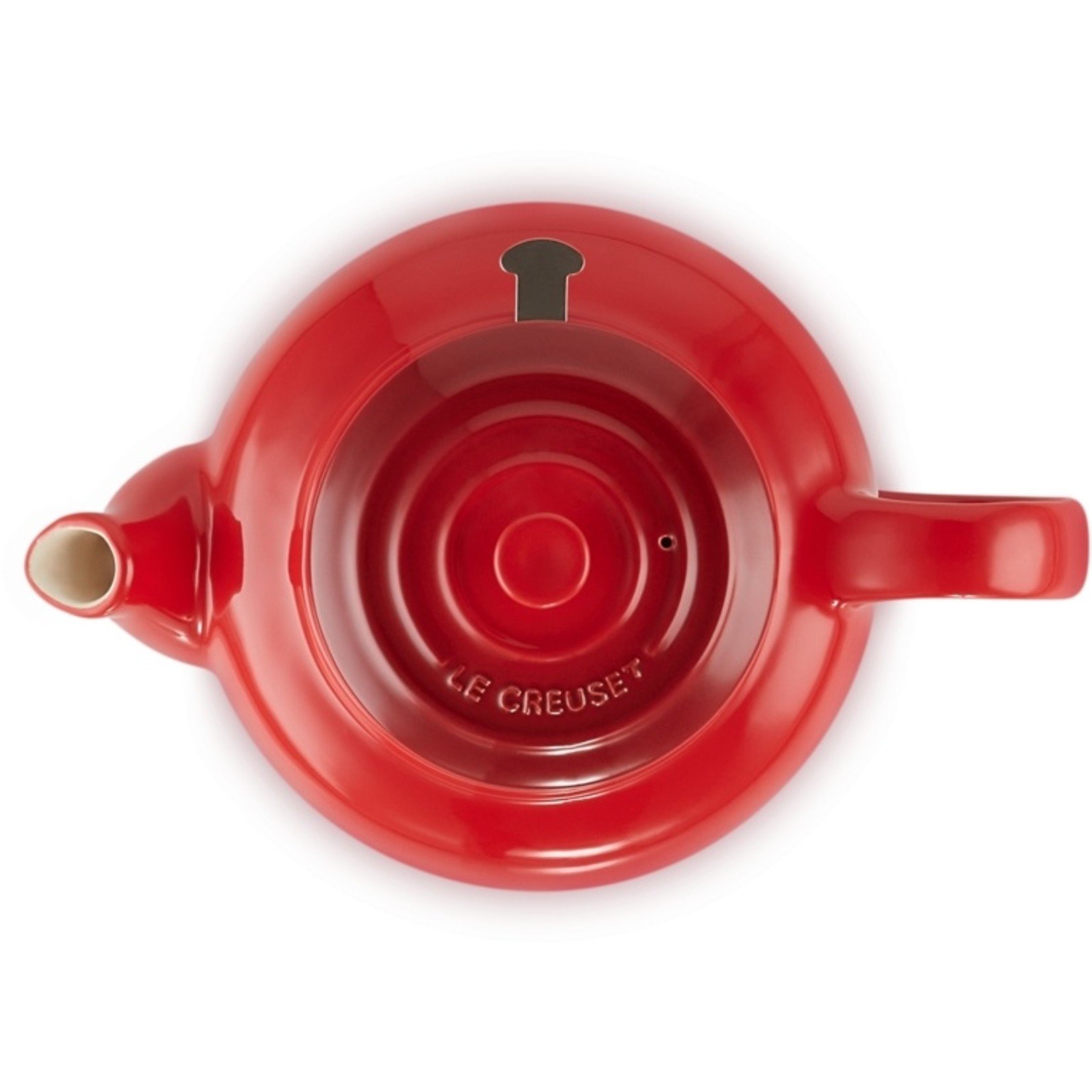 Le Creuset Le Creuset Theepot met RVS theezeef, Kersenrood 1,3l