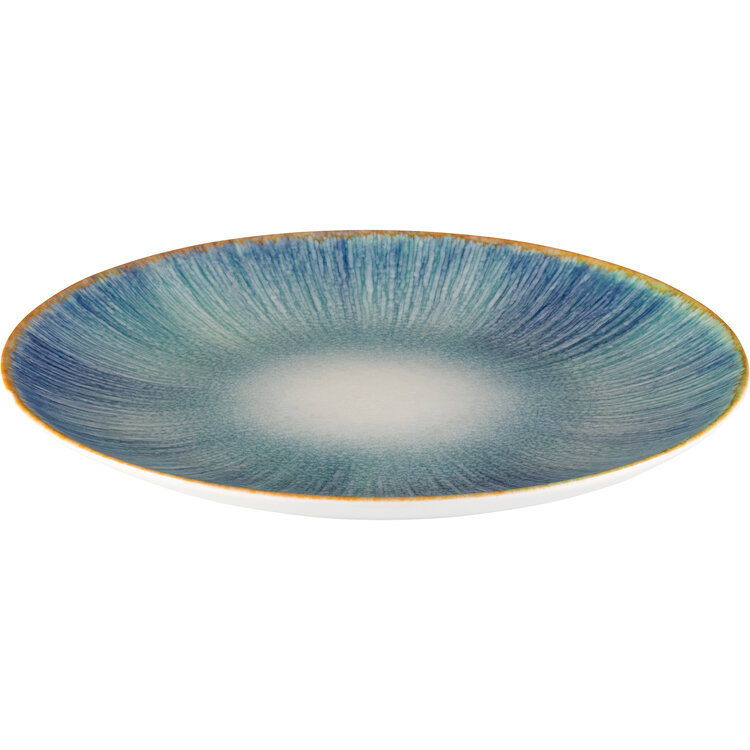 Hazel & Bos Hazel & Bos Juntos esmeralda dinerbord, 27 cm, set van 6, porselein