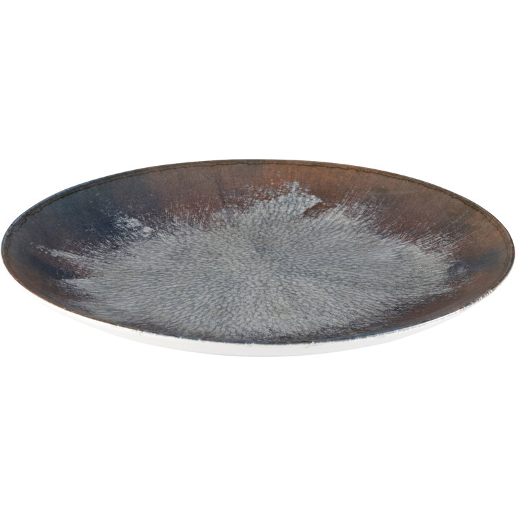 Hazel & Bos Hazel & Bos Juntos concreto ontbijtbord, 24 cm, set van 6, porselein