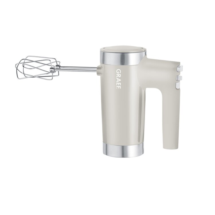 Graef Graef handmixer beige, twee extra opzetstukken