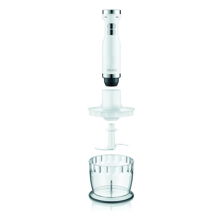 Graef Graef staafmixerset wit, met turbostand