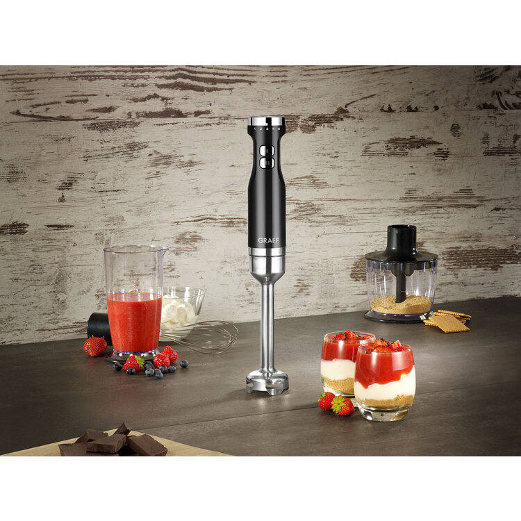 Graef Graef staafmixerset zwart, met turbostand