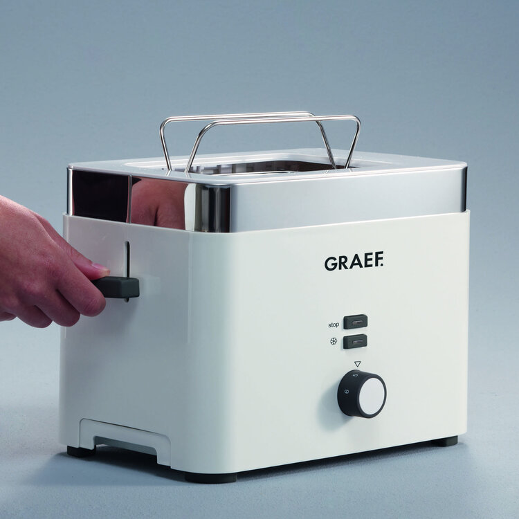 Graef Graef broodrooster wit, 2-slots, 6 standen