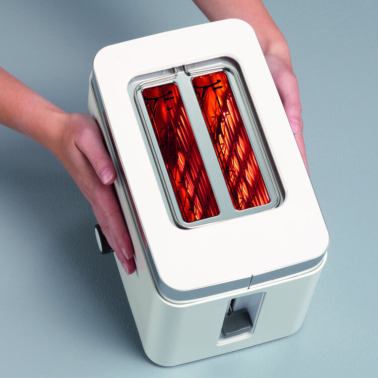 Graef Graef broodrooster wit, 2-slots, 6 standen