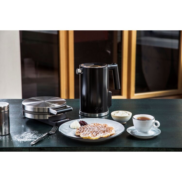 Graef Graef wafelijzer roestvrij staal, 6 bakstanden