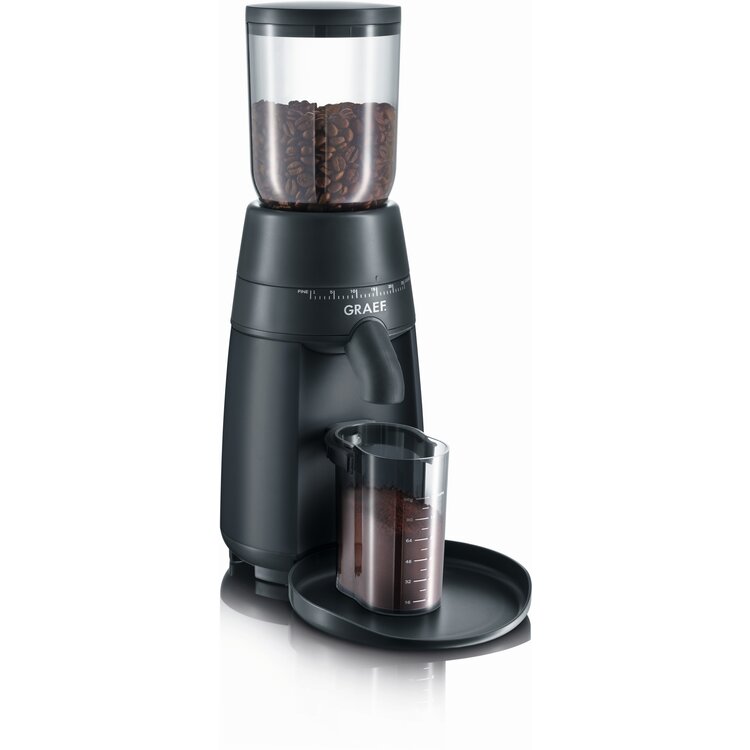 Graef Graef koffiemolen elektrisch, zwart, 24 maalstanden