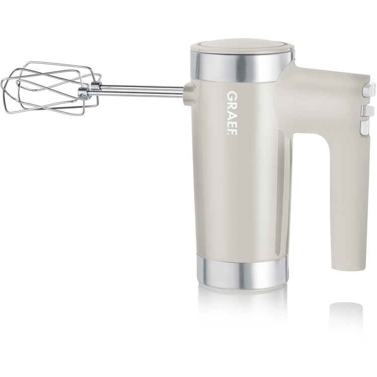 Graef Graef handmixer beige, twee extra opzetstukken