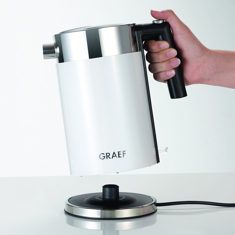 Graef Graef waterkoker wit, 1,5 l, dubbelwandig