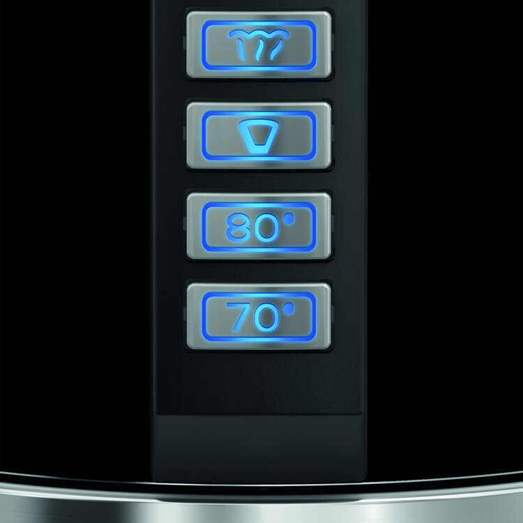 Graef Graef waterkoker 'Exclusive' zwart, 1,2 l, instelbaar