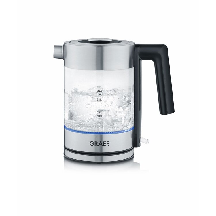 Graef Graef waterkoker glas, 1 l, ledverlichting