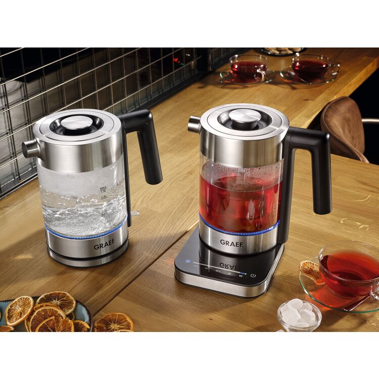 Graef Graef waterkoker glas, 1 l, ledverlichting