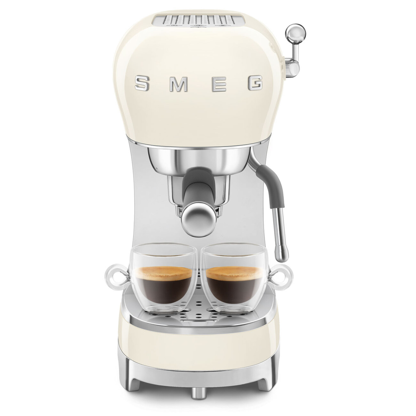 SMEG SMEG Espressomachine ECF02CREU, crème