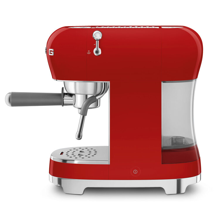 SMEG SMEG Espressomachine ECF02RDEU, rood