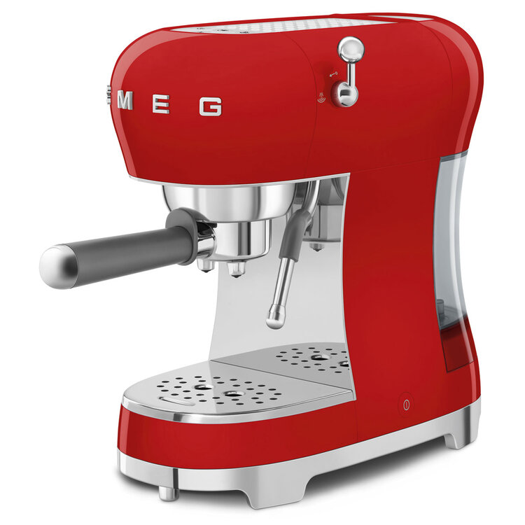 SMEG SMEG Espressomachine ECF02RDEU, rood
