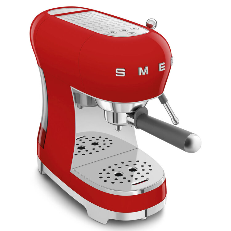 SMEG SMEG Espressomachine ECF02RDEU, rood