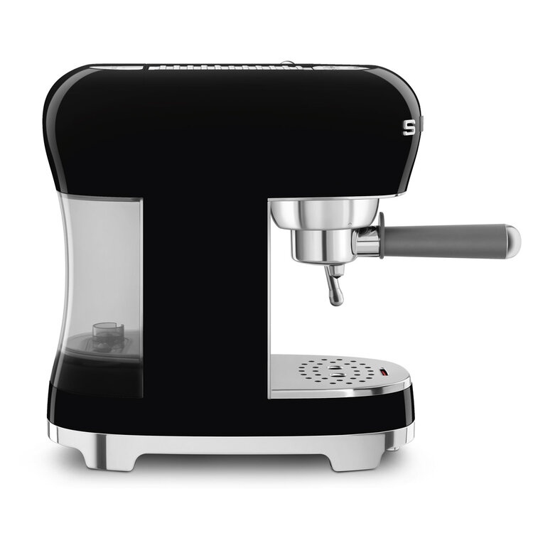 SMEG SMEG Espressomachine ECF02BLEU, zwart