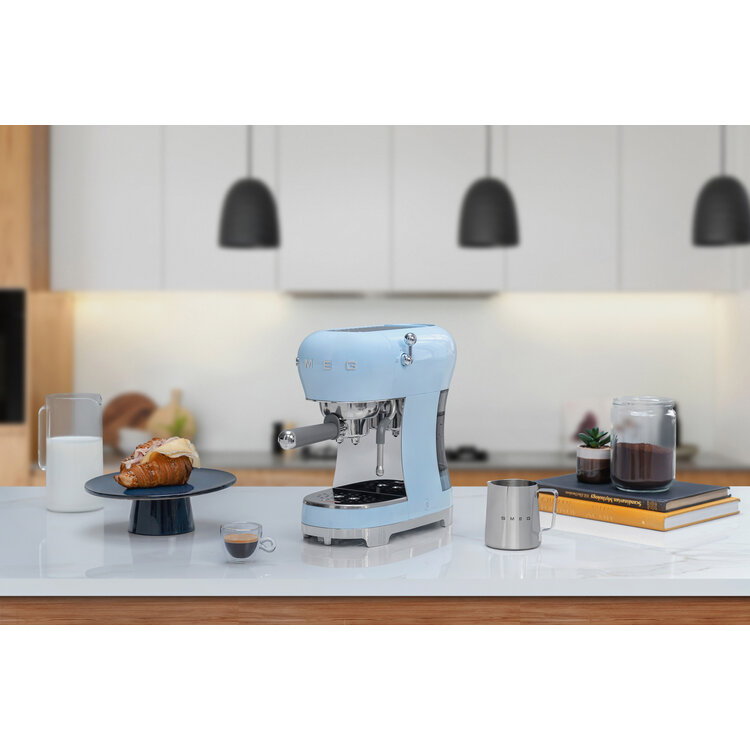 SMEG SMEG Espressomachine ECF02PBEU, pastelblauw