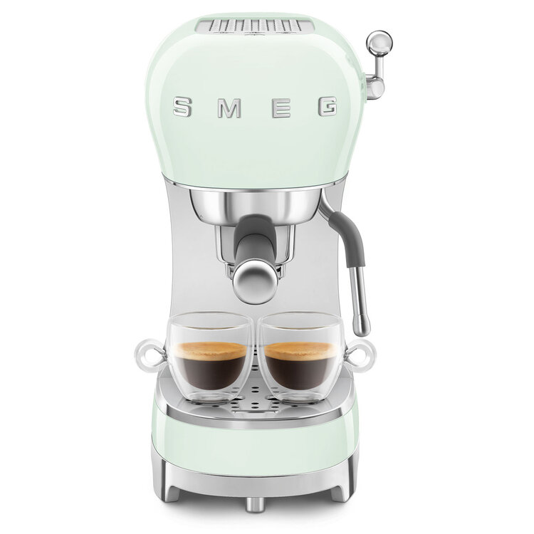 SMEG SMEG Espressomachine ECF02PGEU, watergroen