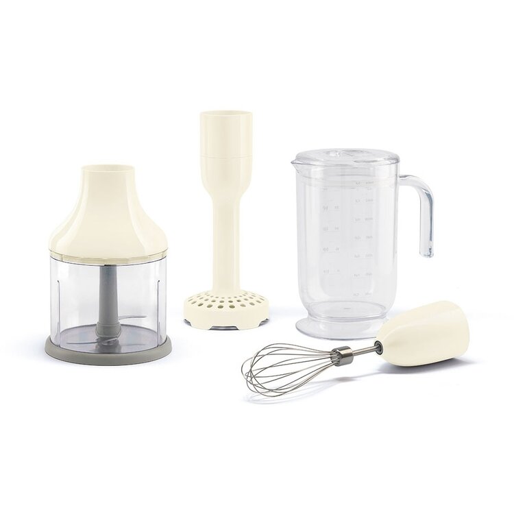 SMEG SMEG Staafmixer Accessoireset HBAC11CR, 4-delig, crème