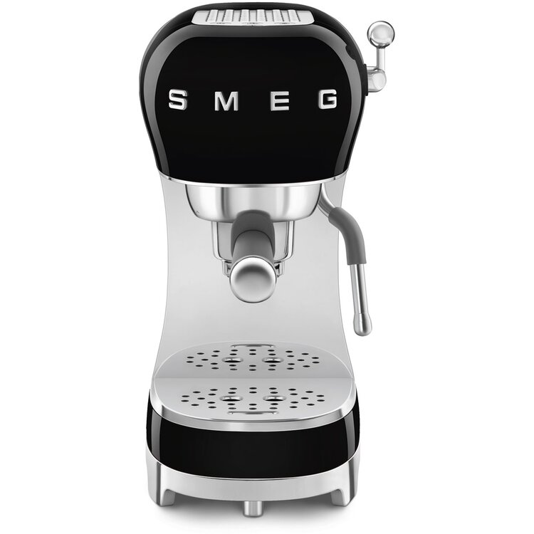 SMEG SMEG Espressomachine ECF02BLEU, zwart