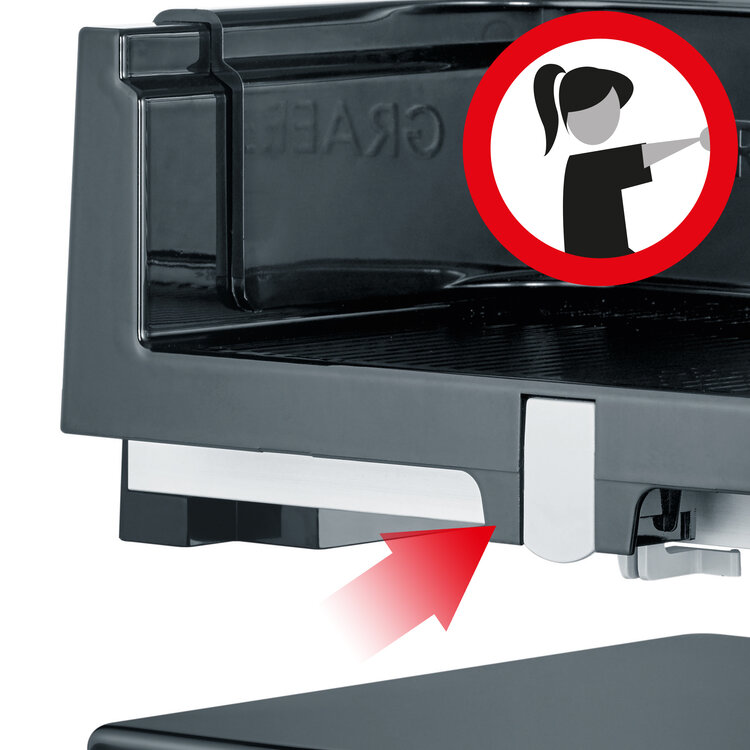 Graef Graef snijmachine Sliced Kitchen zwart, elektrisch, vrijdragend