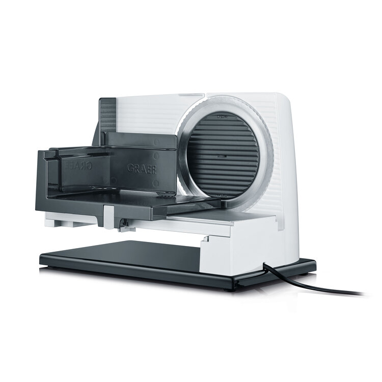 Graef Graef snijmachine Sliced Kitchen wit, elektrisch, vrijdragend