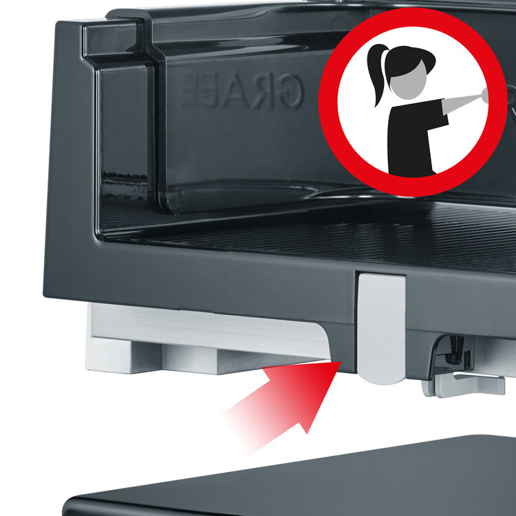 Graef Graef snijmachine Sliced Kitchen wit, elektrisch, vrijdragend