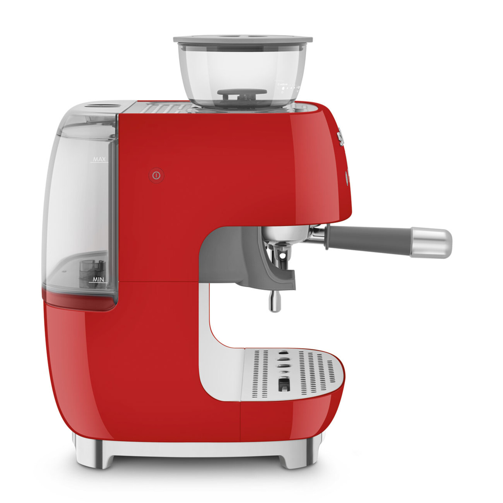 SMEG SMEG espressomachine rood, halfautomaat, EGF03RDEU