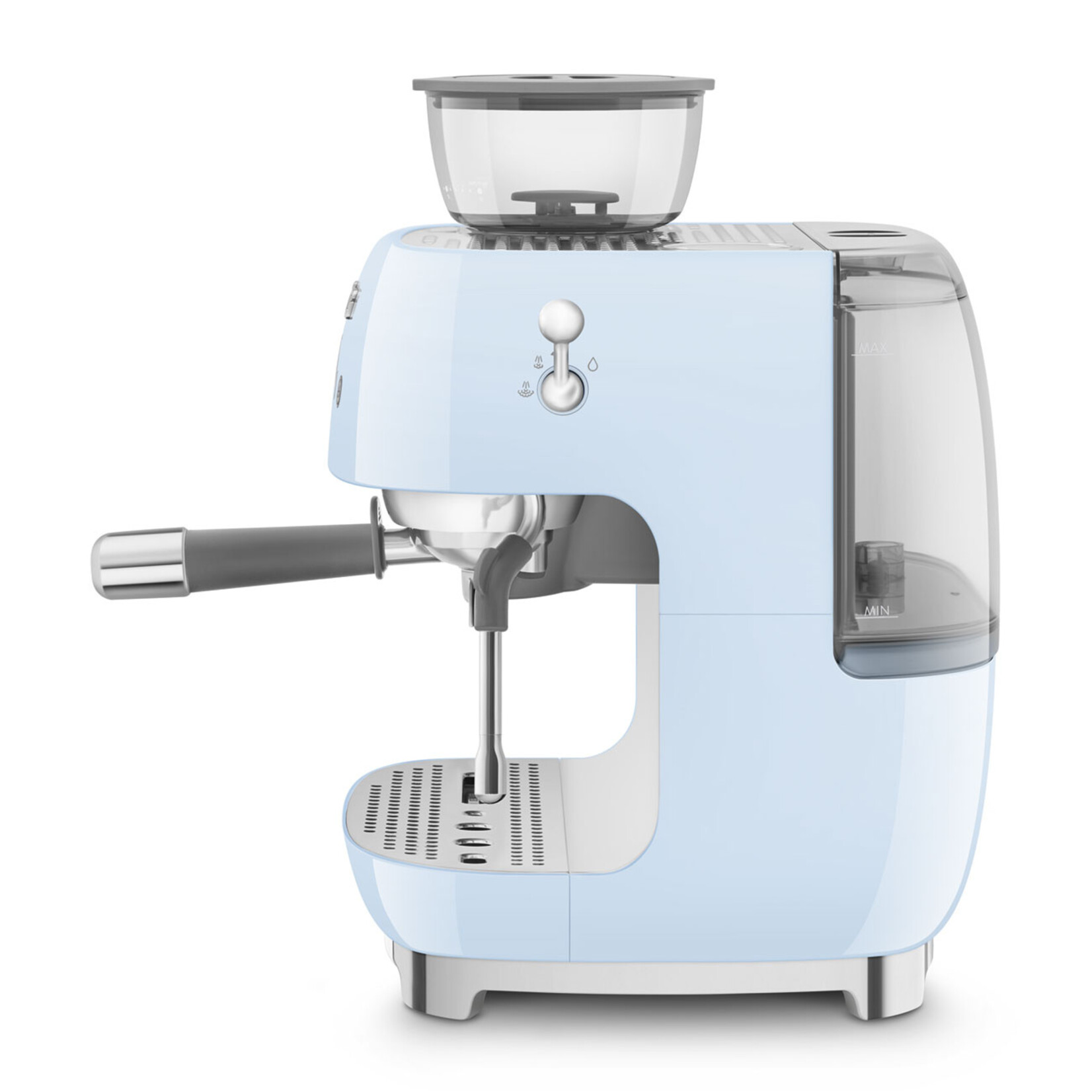 SMEG SMEG espressomachine pastelblauw, halfautomaat, EGF03PBEU