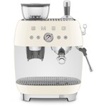 SMEG SMEG espressomachine crème, halfautomaat, EGF03CREU